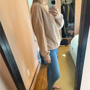 Callahan Tan Knit Sweater